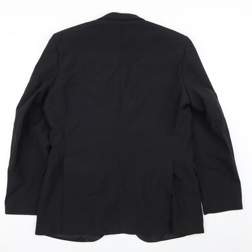 Preworn Mens Black   Jacket Blazer Size 42