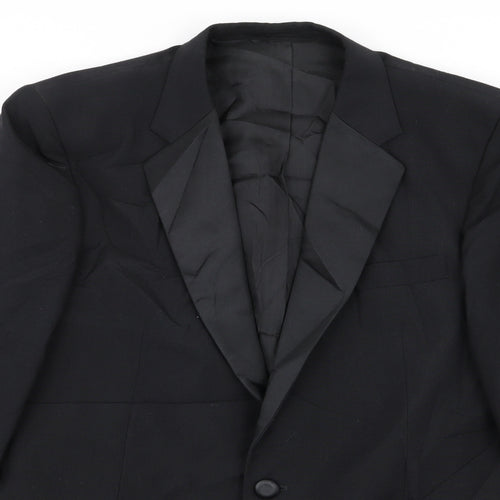 Preworn Mens Black   Jacket Blazer Size 42