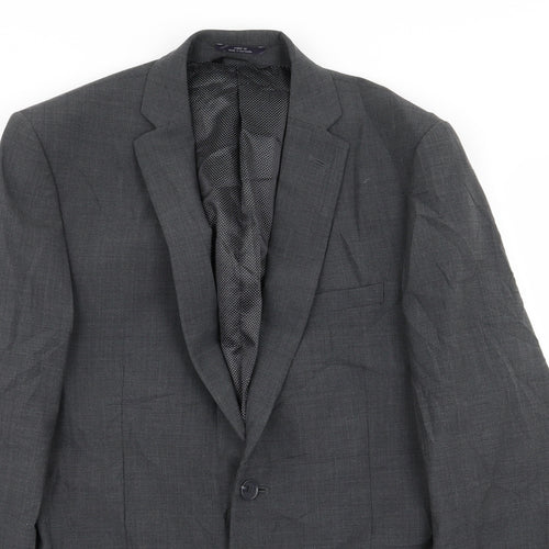 M&S Mens Grey   Jacket Blazer Size 38