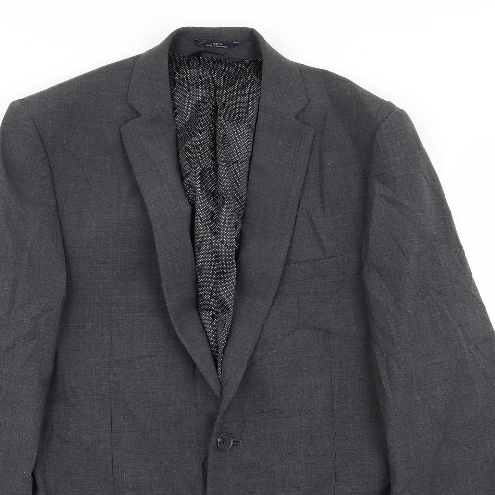 M&S Mens Grey   Jacket Blazer Size 38