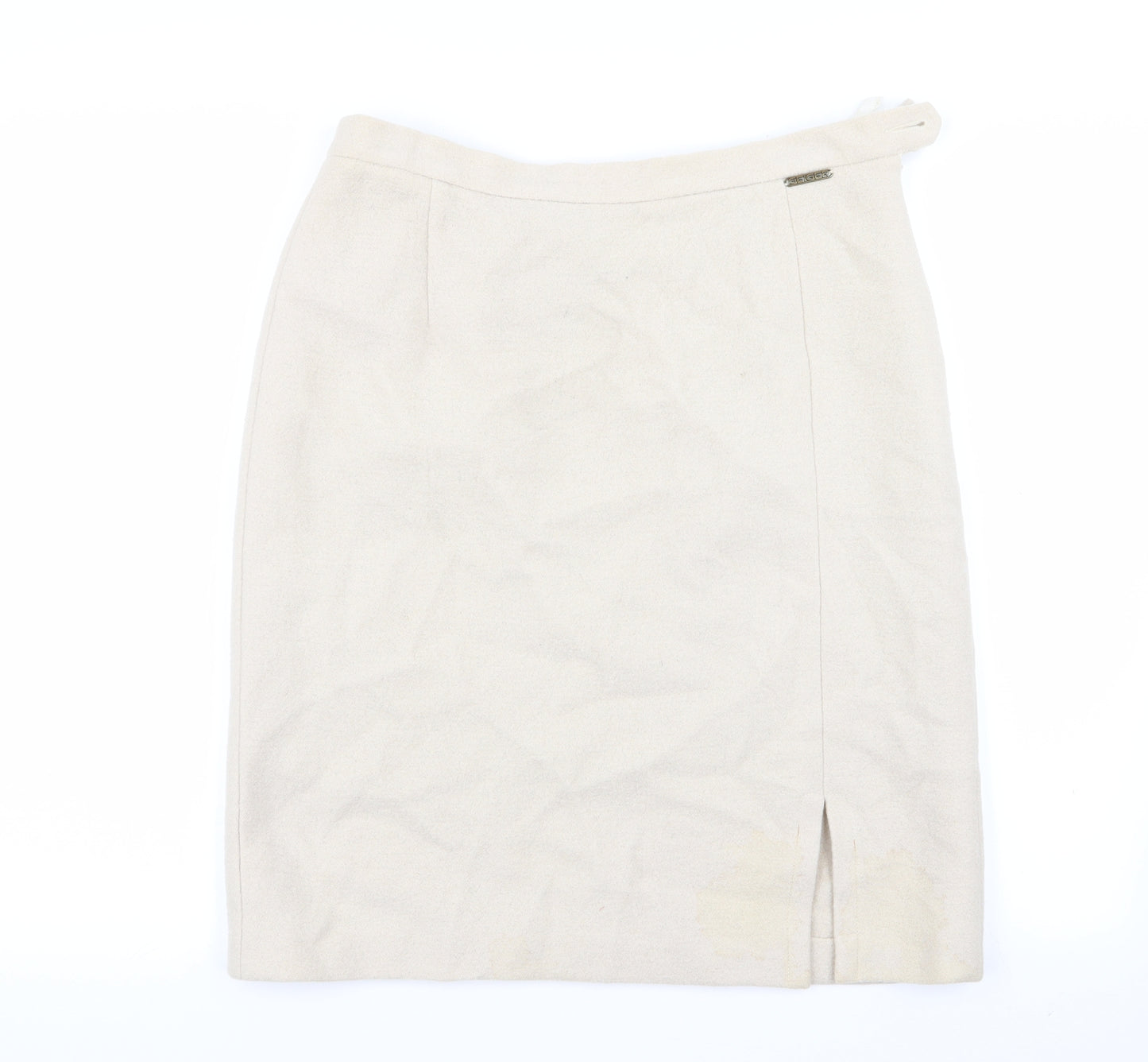 Geiger Womens Beige   A-Line Skirt Size 16