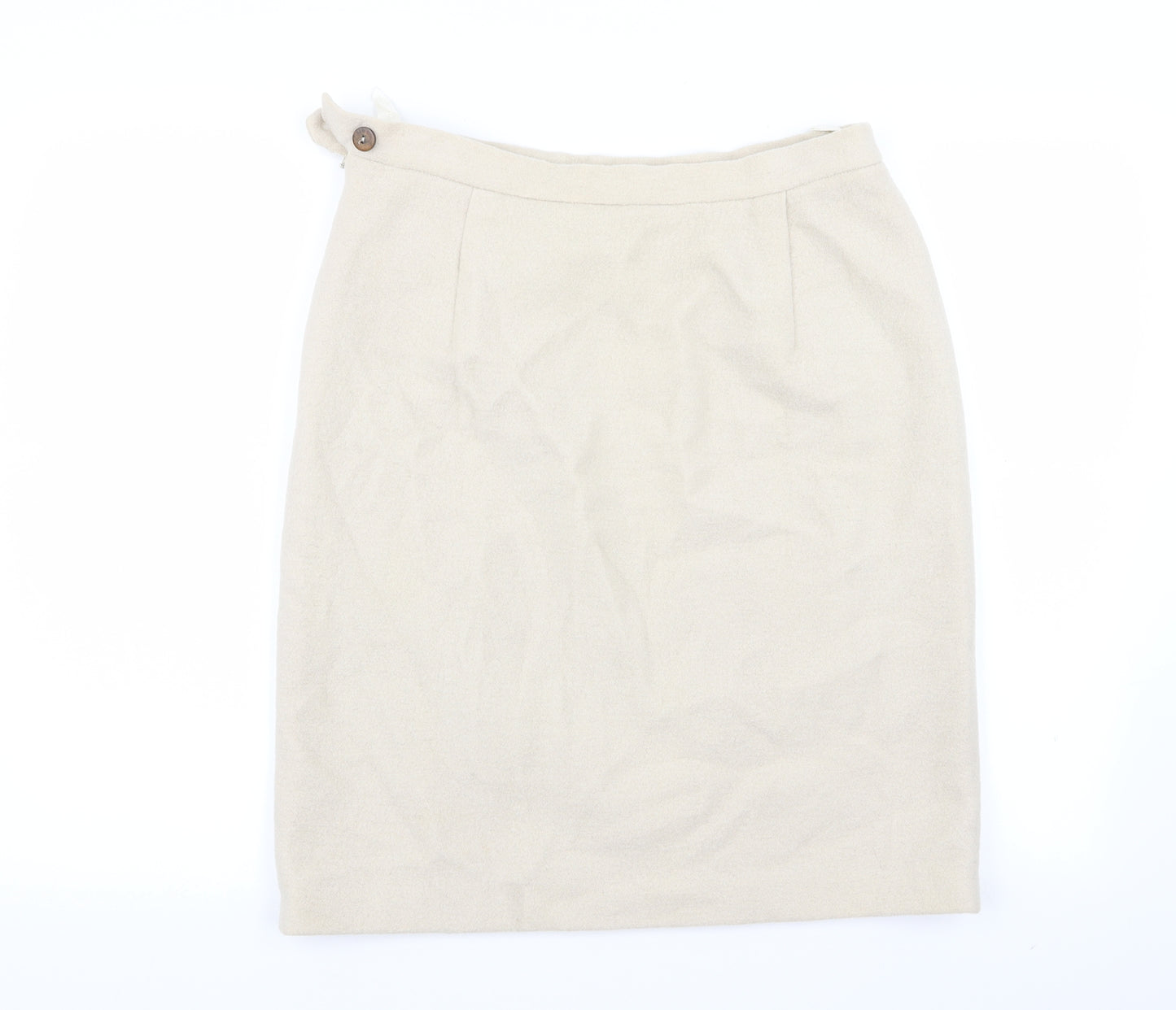Geiger Womens Beige   A-Line Skirt Size 16