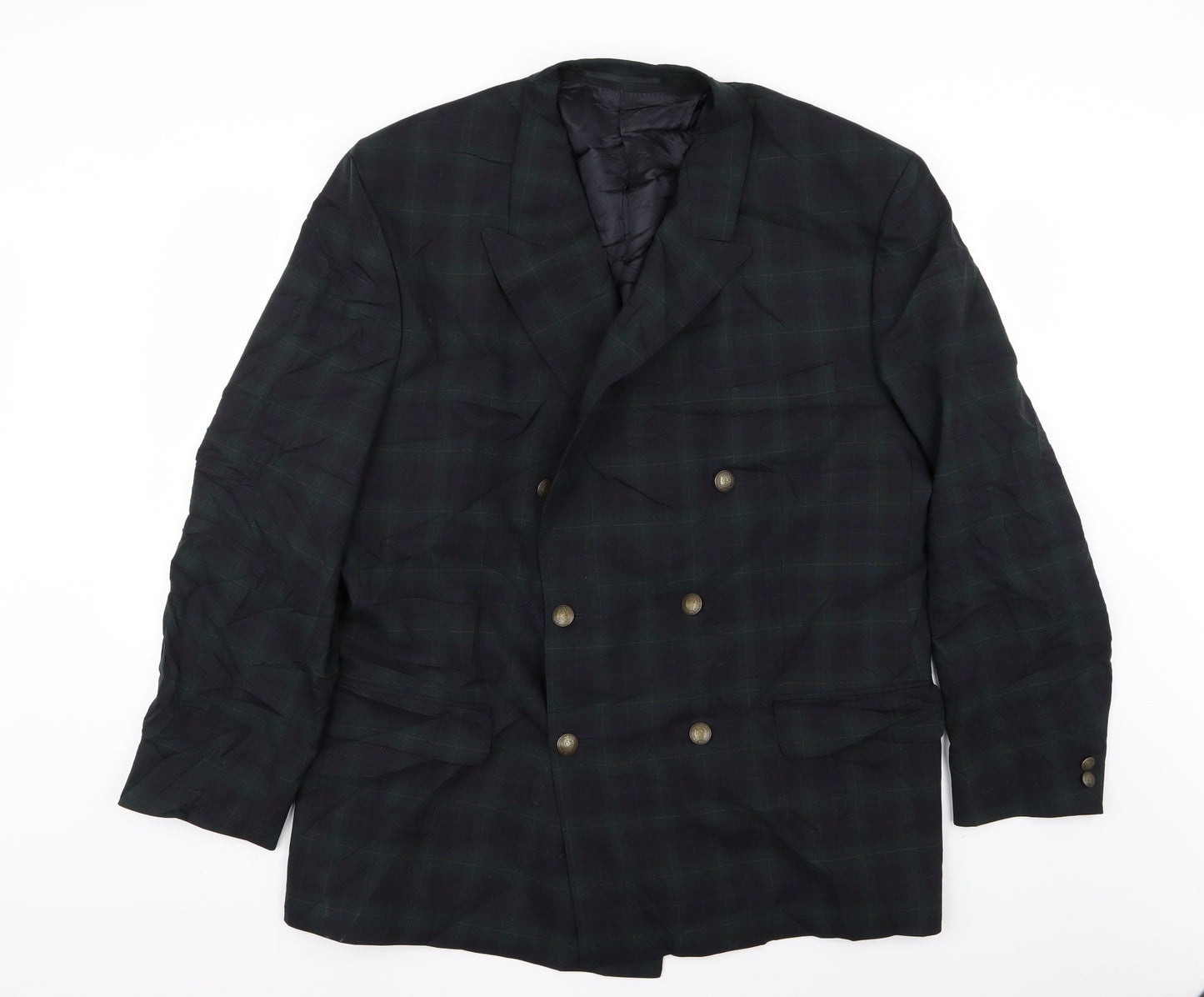 becker Mens Multicoloured Check  Jacket Blazer Size 42