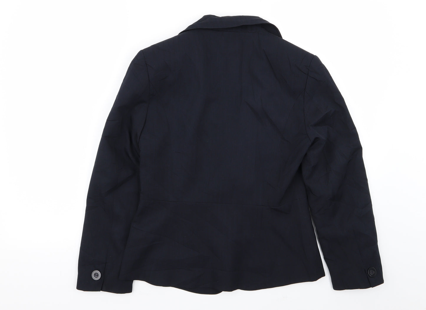M&S Womens Blue   Jacket Blazer Size 8