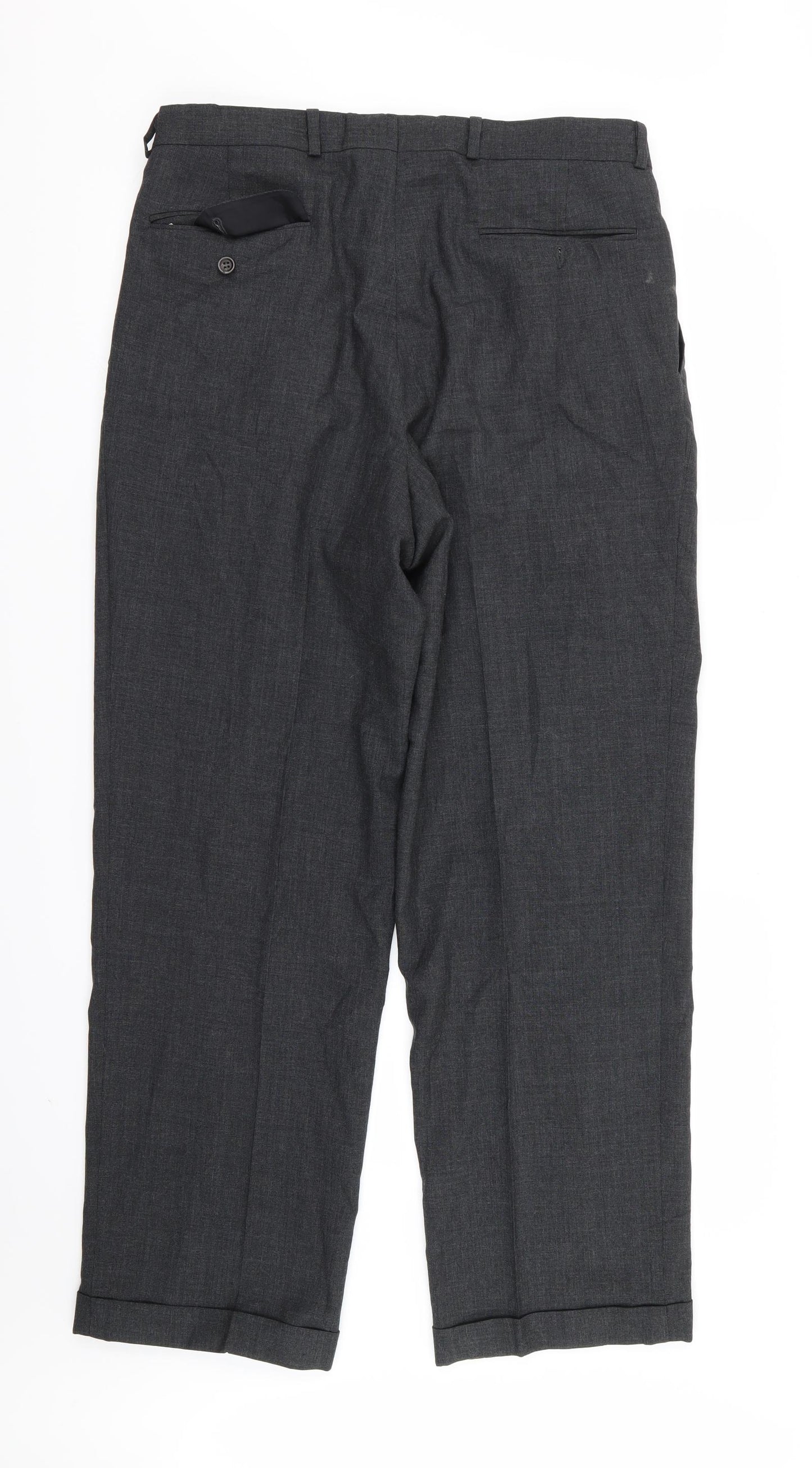 Chaps Mens Grey   Trousers  Size 32 in L29 in