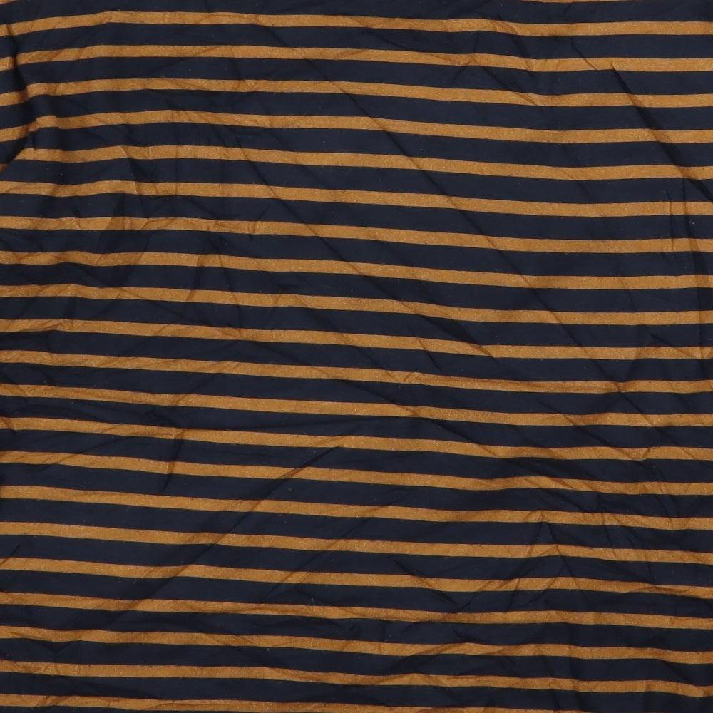 H&M Womens Multicoloured Striped  Basic T-Shirt Size 12