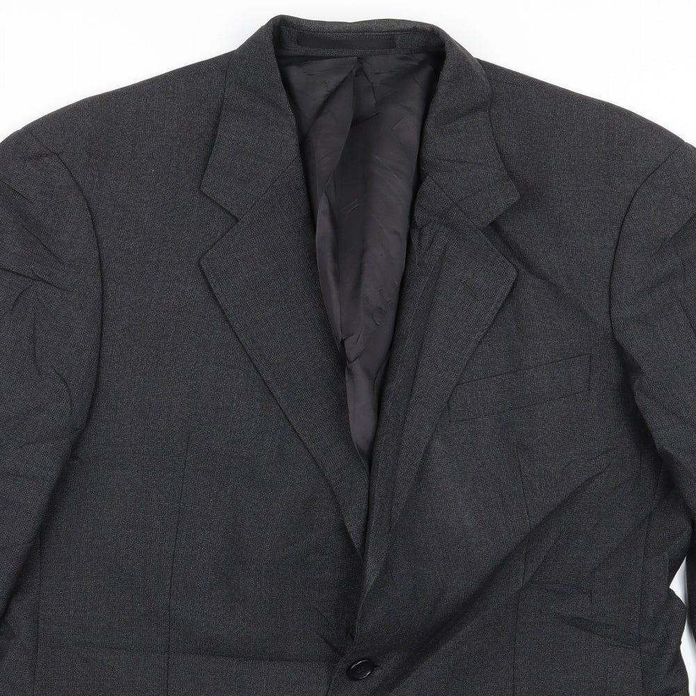 Thresher & Glenny Mens Grey   Jacket Blazer Size 40
