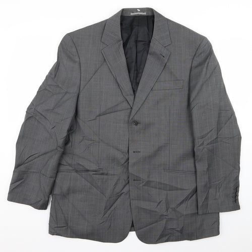 NEXT Mens Grey Check  Jacket Blazer Size 42
