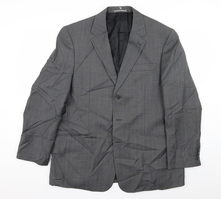 NEXT Mens Grey Check  Jacket Blazer Size 42