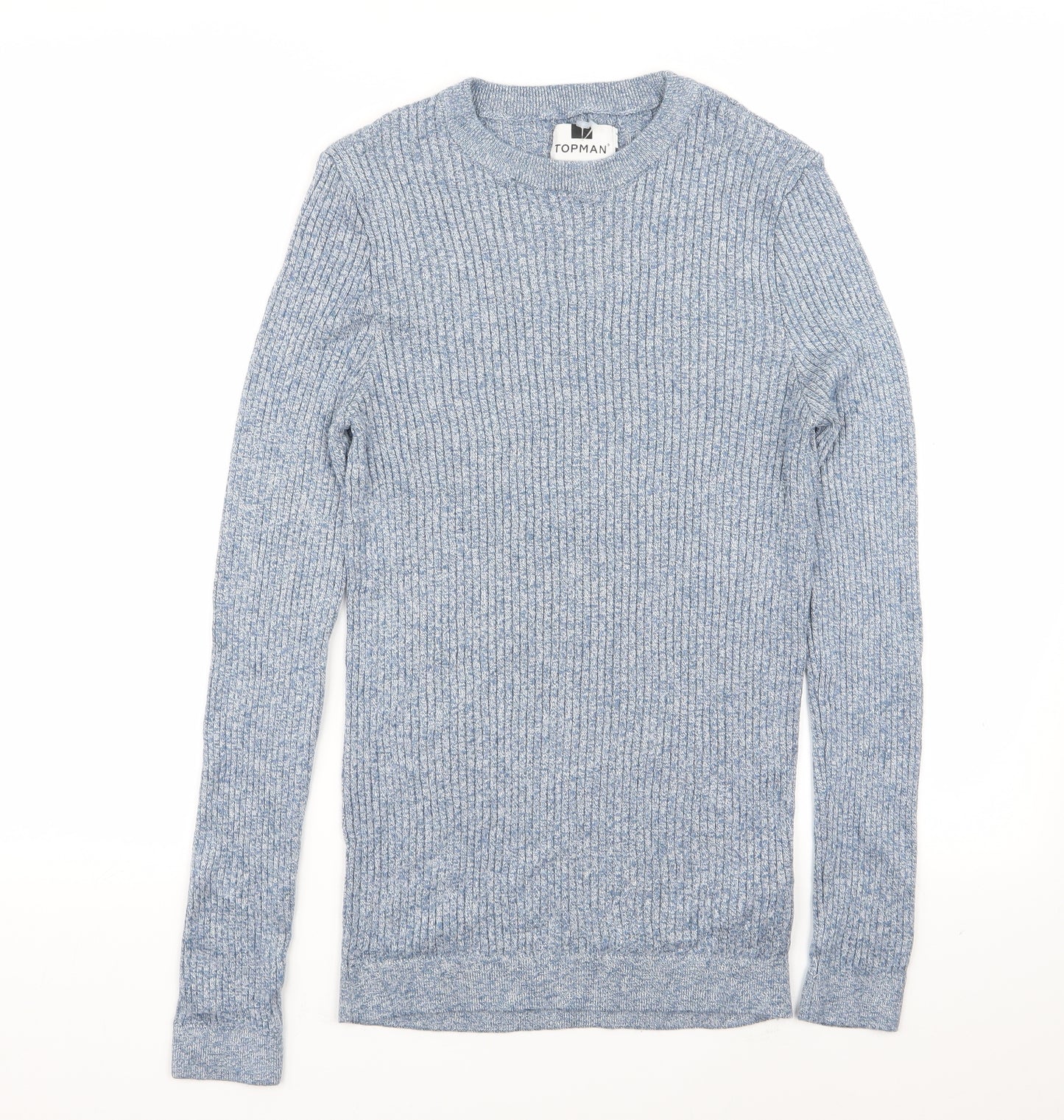 Topman Mens Blue   Pullover Jumper Size M