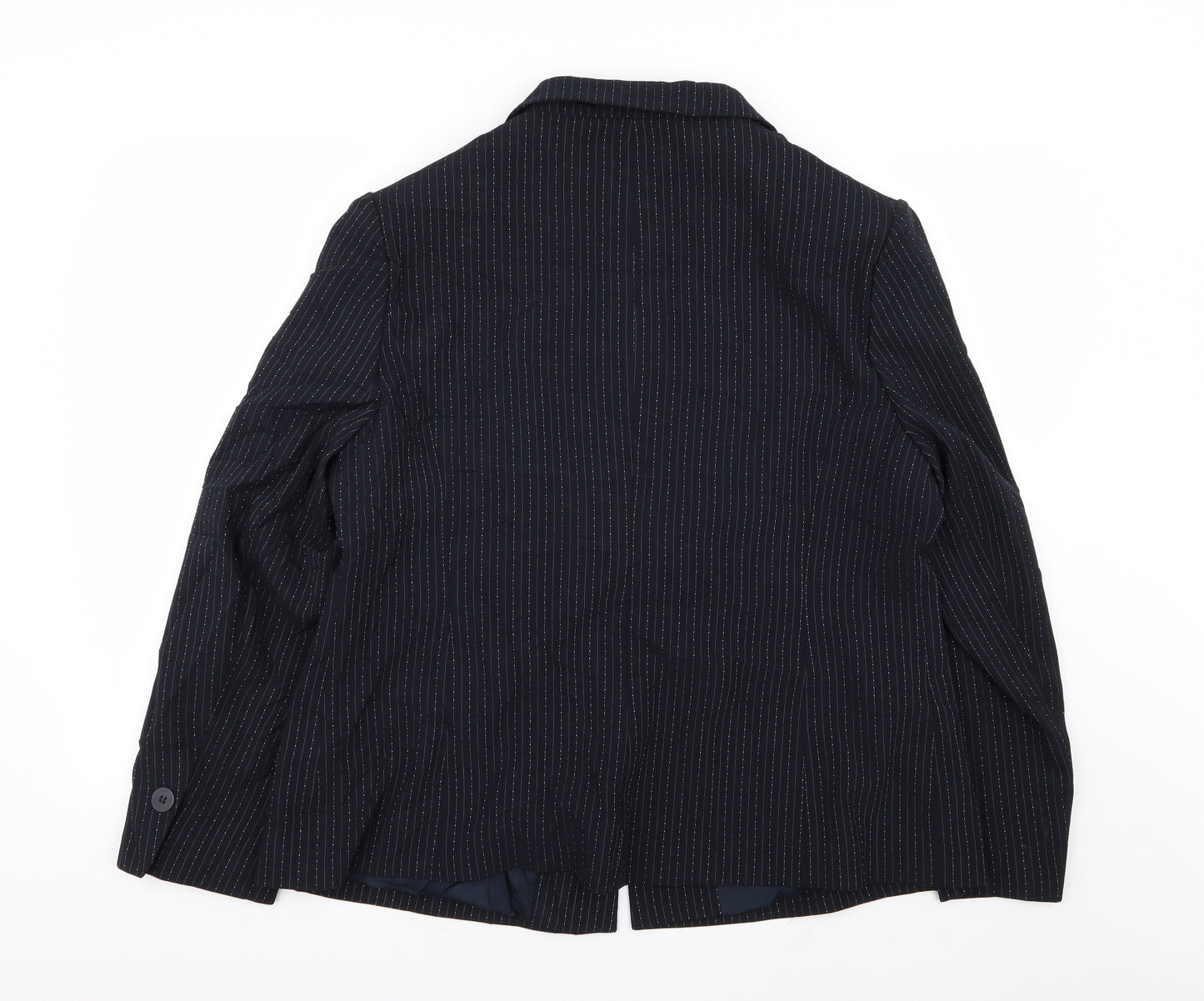 Debenhams Womens Blue Striped  Jacket Blazer Size 20