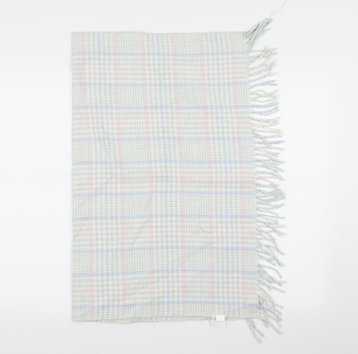 Nursery Time Womens Multicoloured Check Scarf