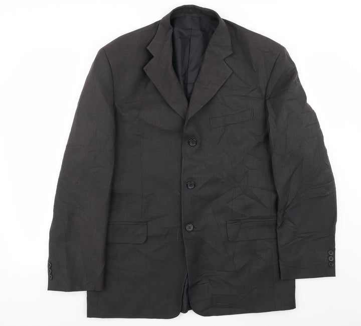 savatini Mens Grey   Jacket Blazer Size 40