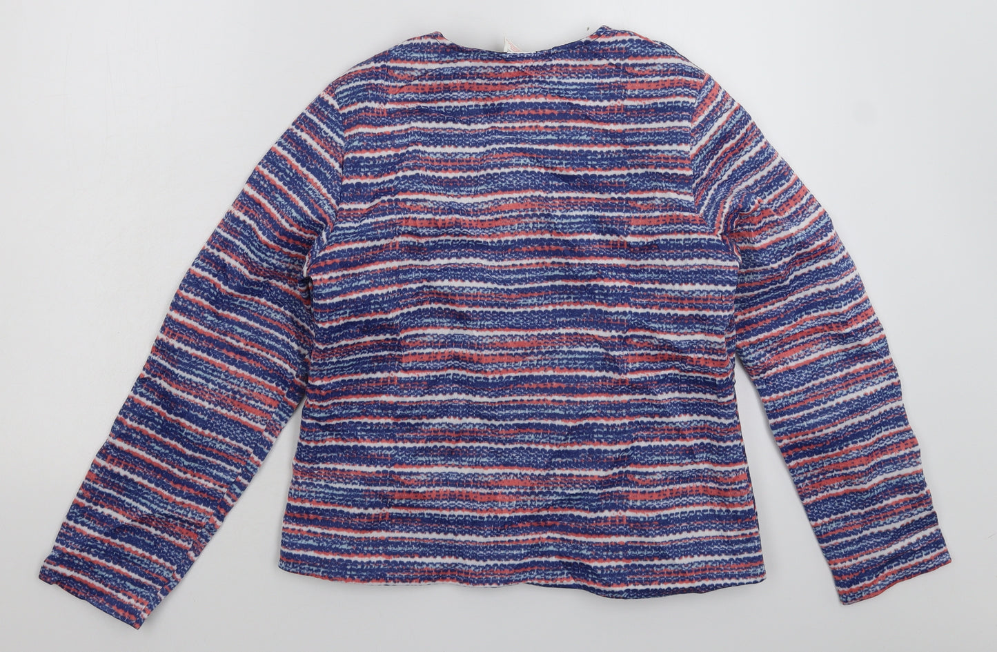 Anne De Lancay Womens Multicoloured Striped  Jacket Blazer Size S