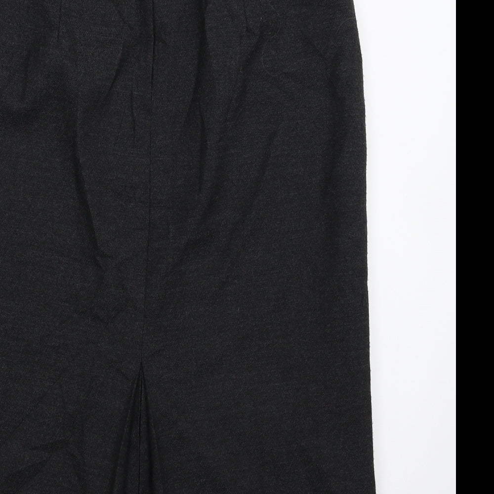 Debenhams Womens Grey   Straight & Pencil Skirt Size 12
