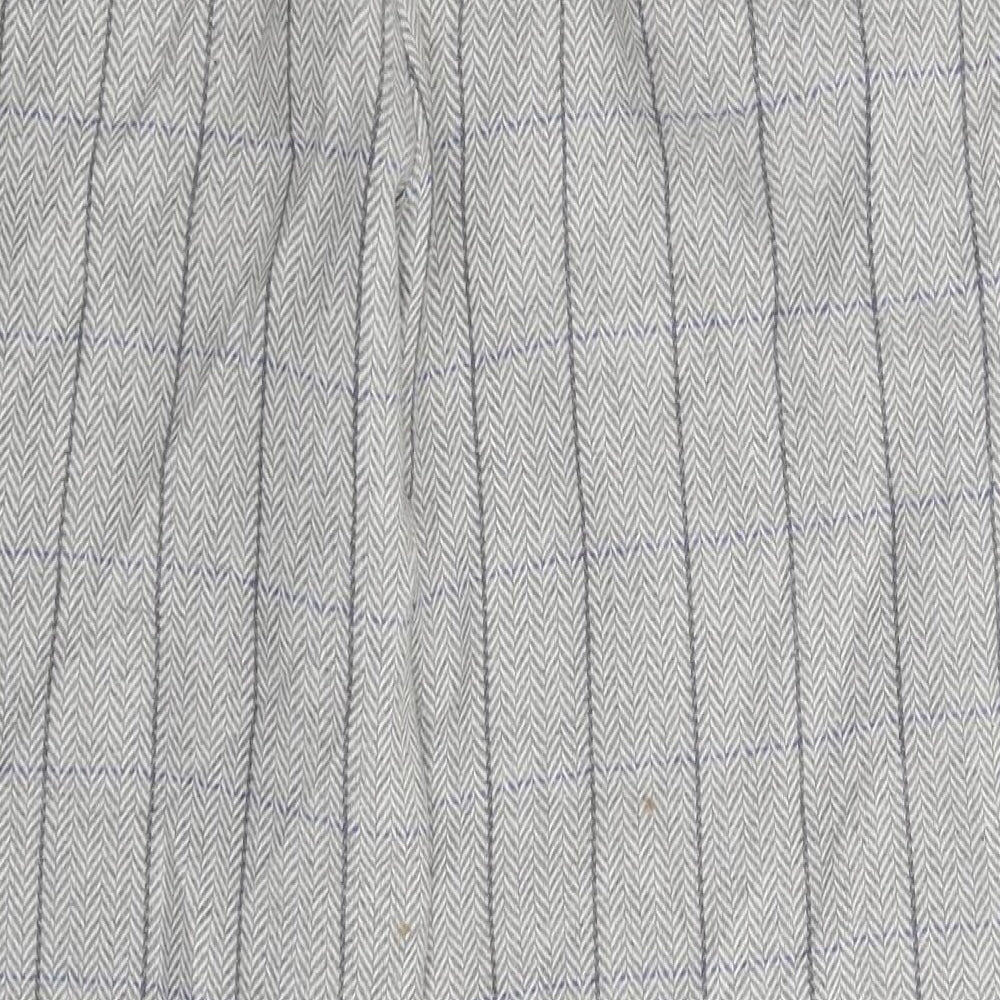 Cotton Traders Womens Grey Herringbone  Trousers  Size 18 L28 in