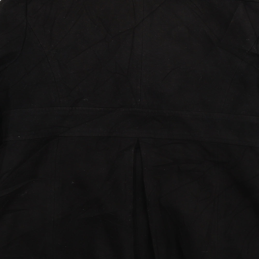 Papaya Womens Black   Jacket Blazer Size 16