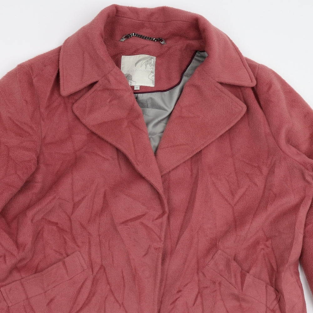 RJR.John Rocha Womens Pink   Overcoat Coat Size 20