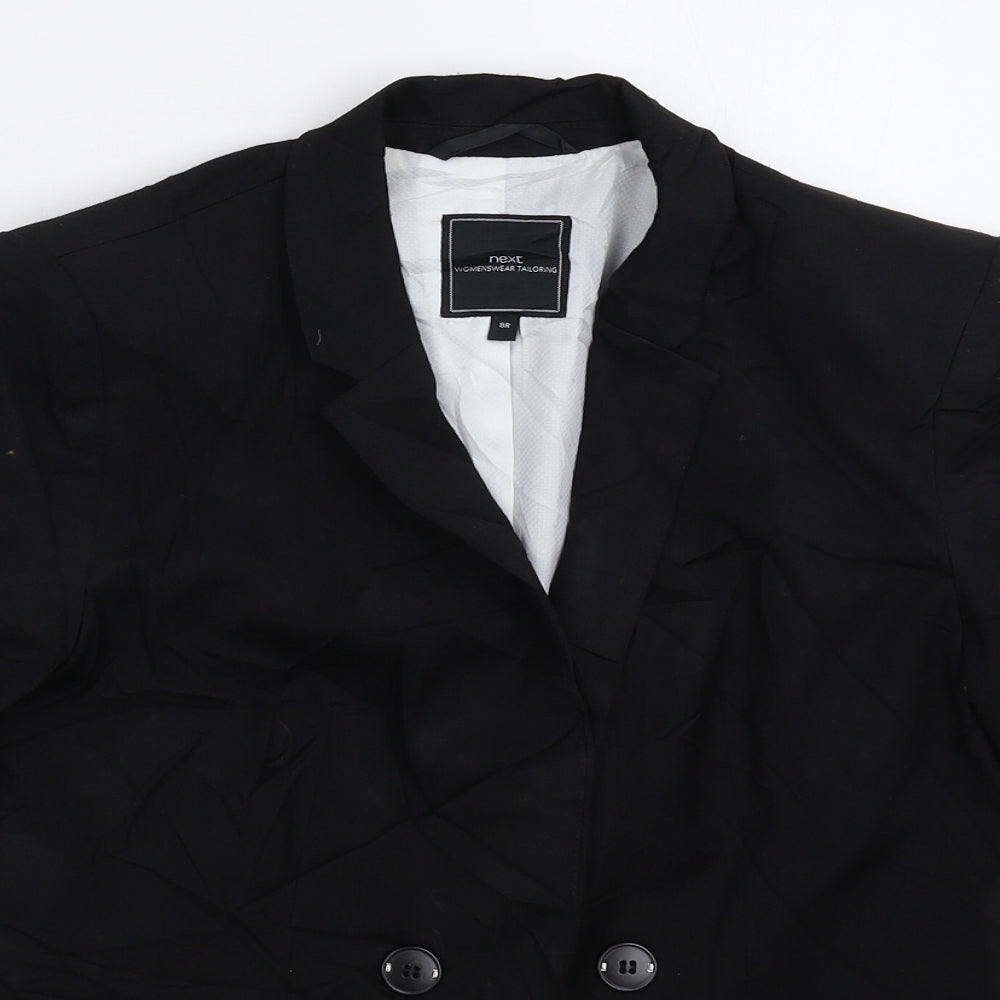 NEXT Womens Black   Jacket Suit Jacket Size 8