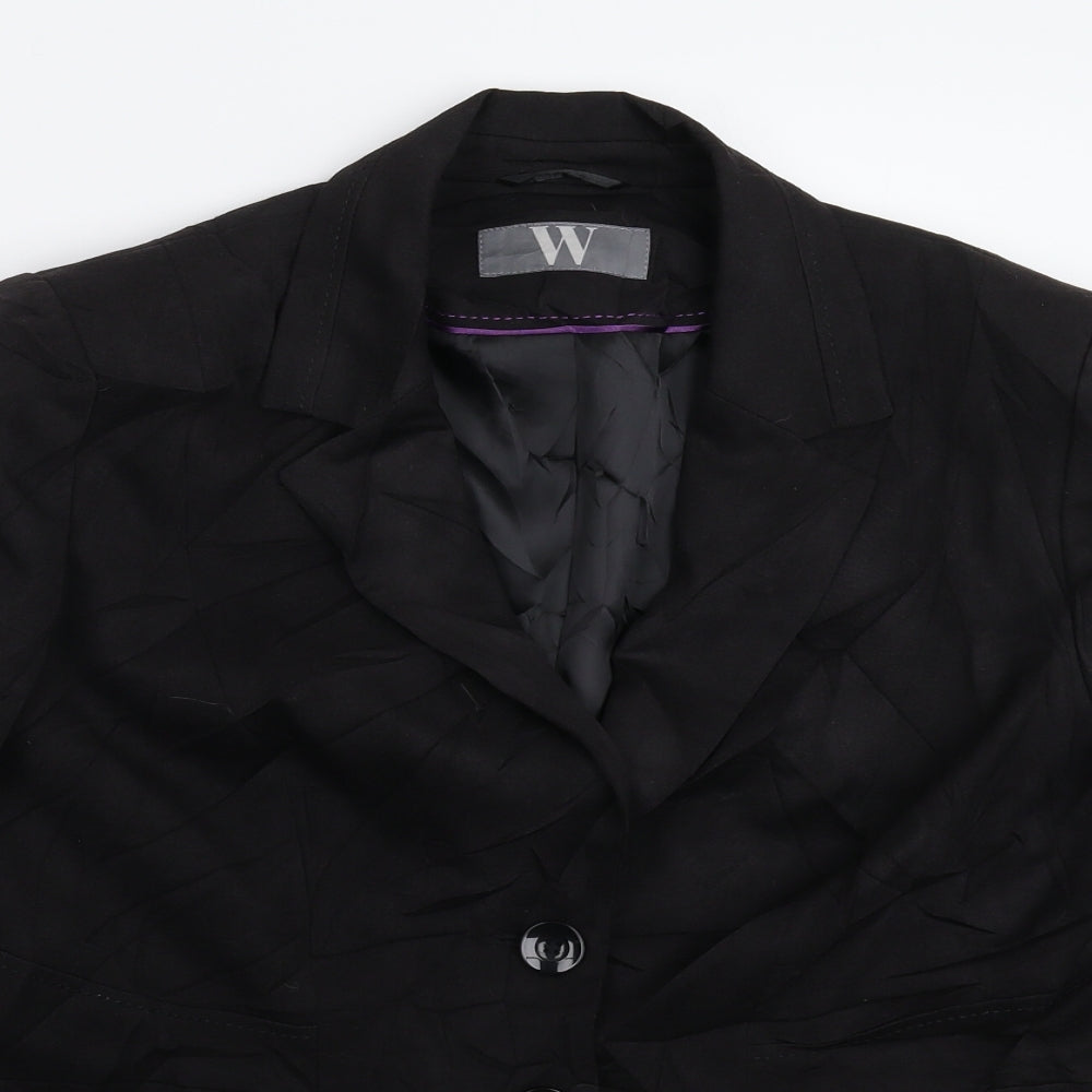 BHS Womens Black   Jacket Suit Jacket Size 16