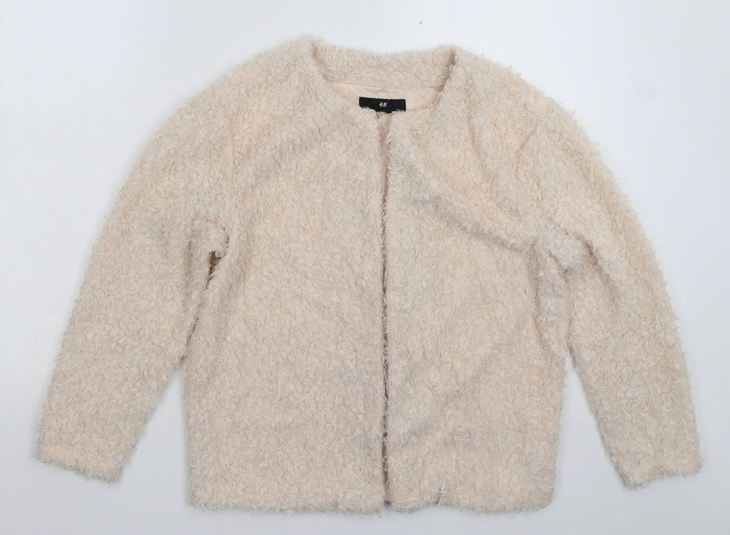 H&M Womens Beige   Jacket  Size M