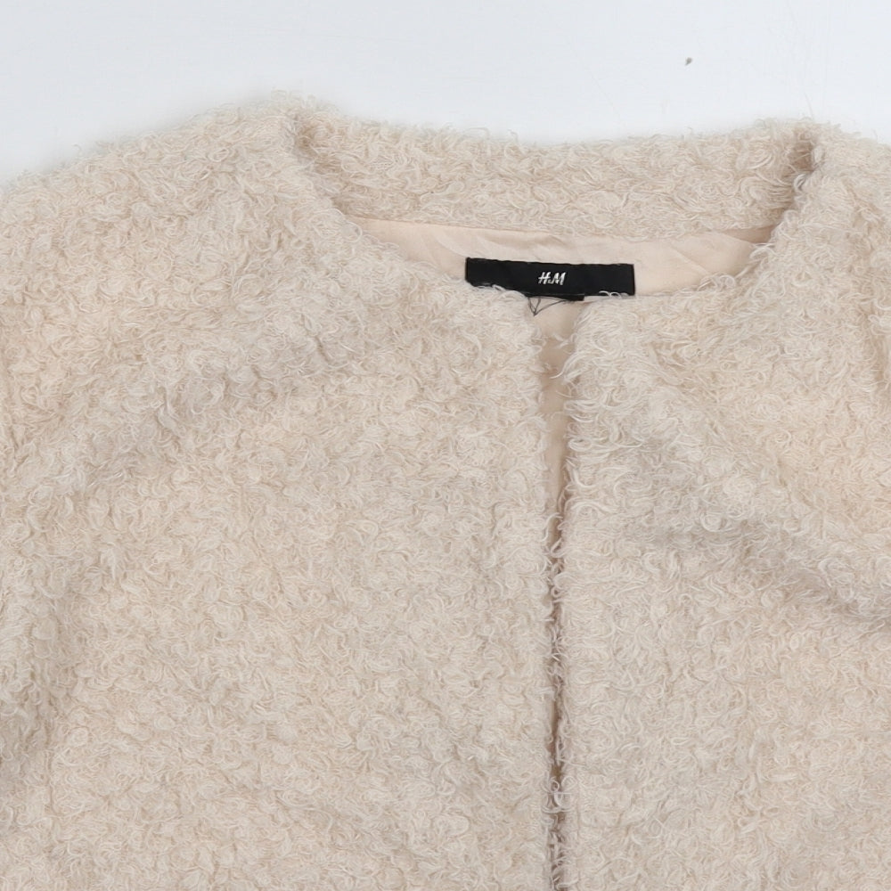 H&M Womens Beige   Jacket  Size M