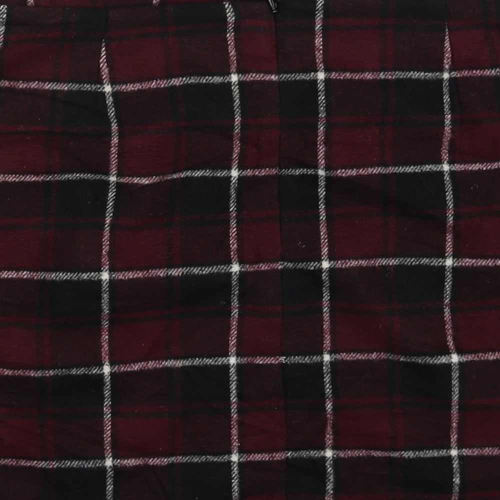 Peacocks Womens Multicoloured Check  A-Line Skirt Size 18