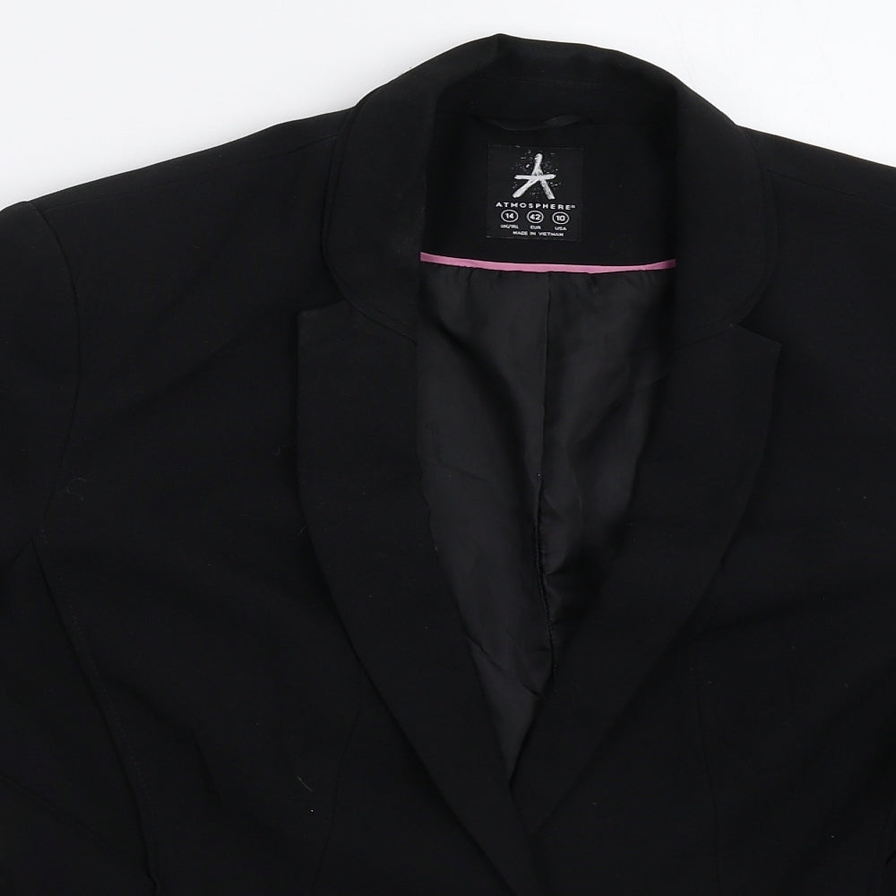 Atmosphere Womens Black   Jacket Suit Jacket Size 14