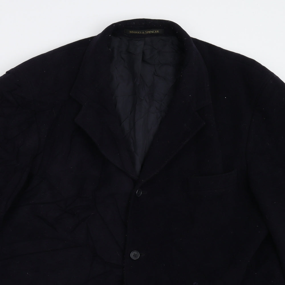 Marks and Spencer Mens Blue   Jacket Blazer Size 44