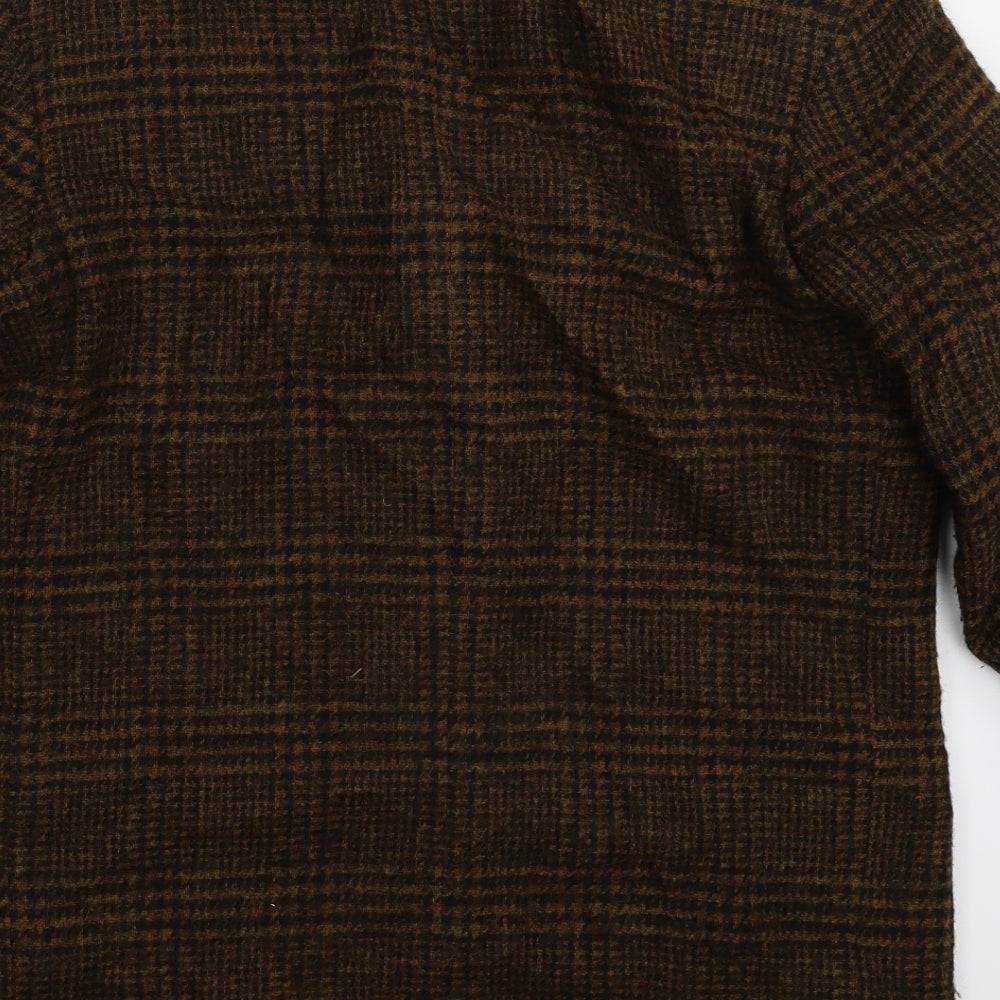 NEXT Womens Brown Check  Jacket Blazer Size S