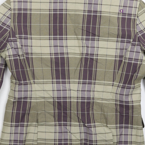 Comma Womens Multicoloured Check  Jacket Suit Jacket Size 10