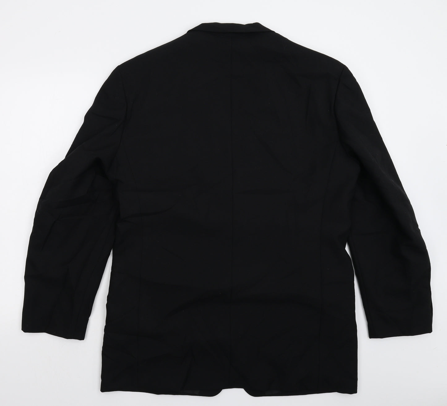 Preworn Mens Black   Jacket Suit Jacket Size 42