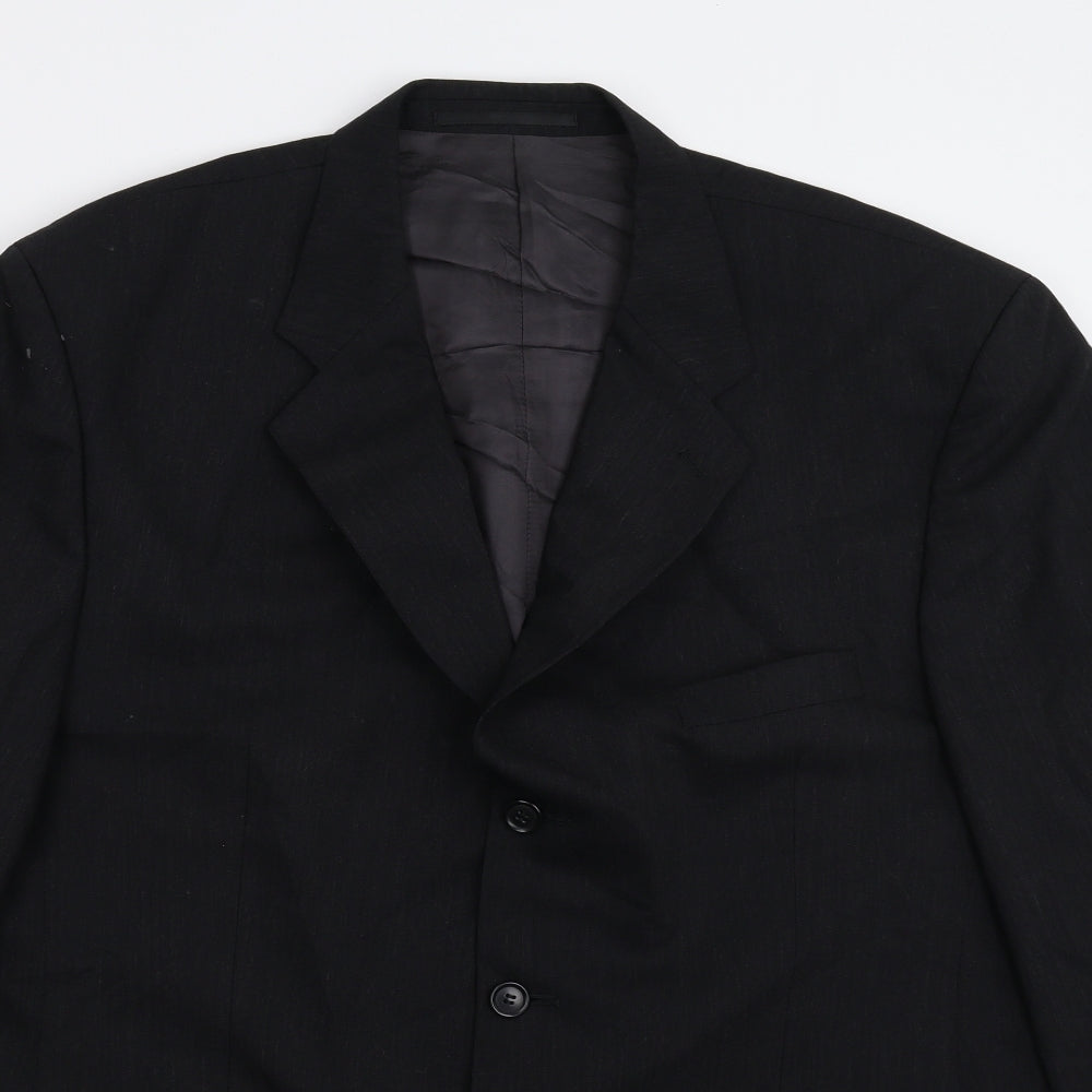 Pierre Cardin Mens Black   Jacket Suit Jacket Size 44