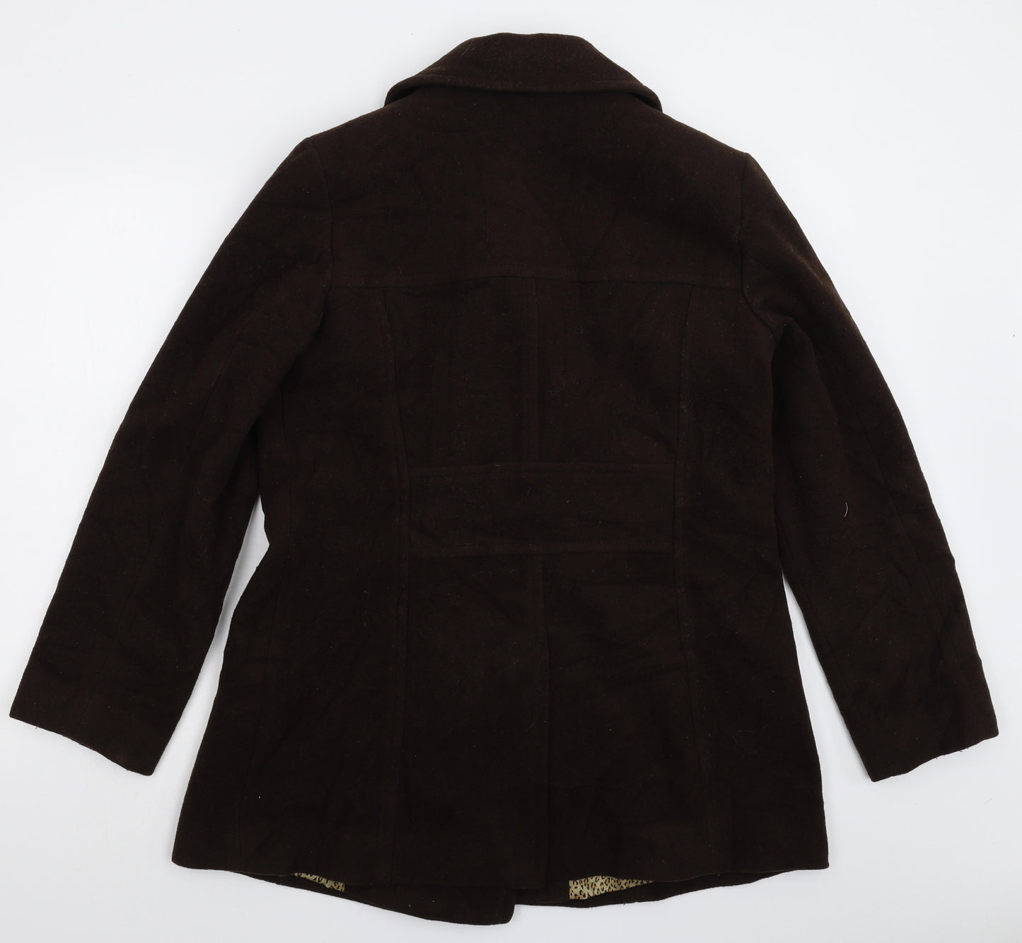 Covington Womens Grey   Pea Coat Coat Size L