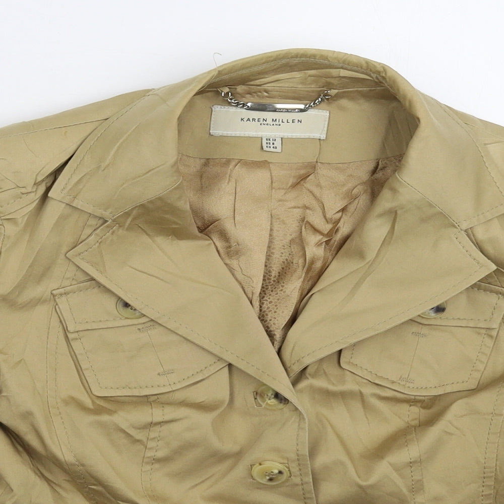 Karen Millen Womens Beige   Jacket Blazer Size 12