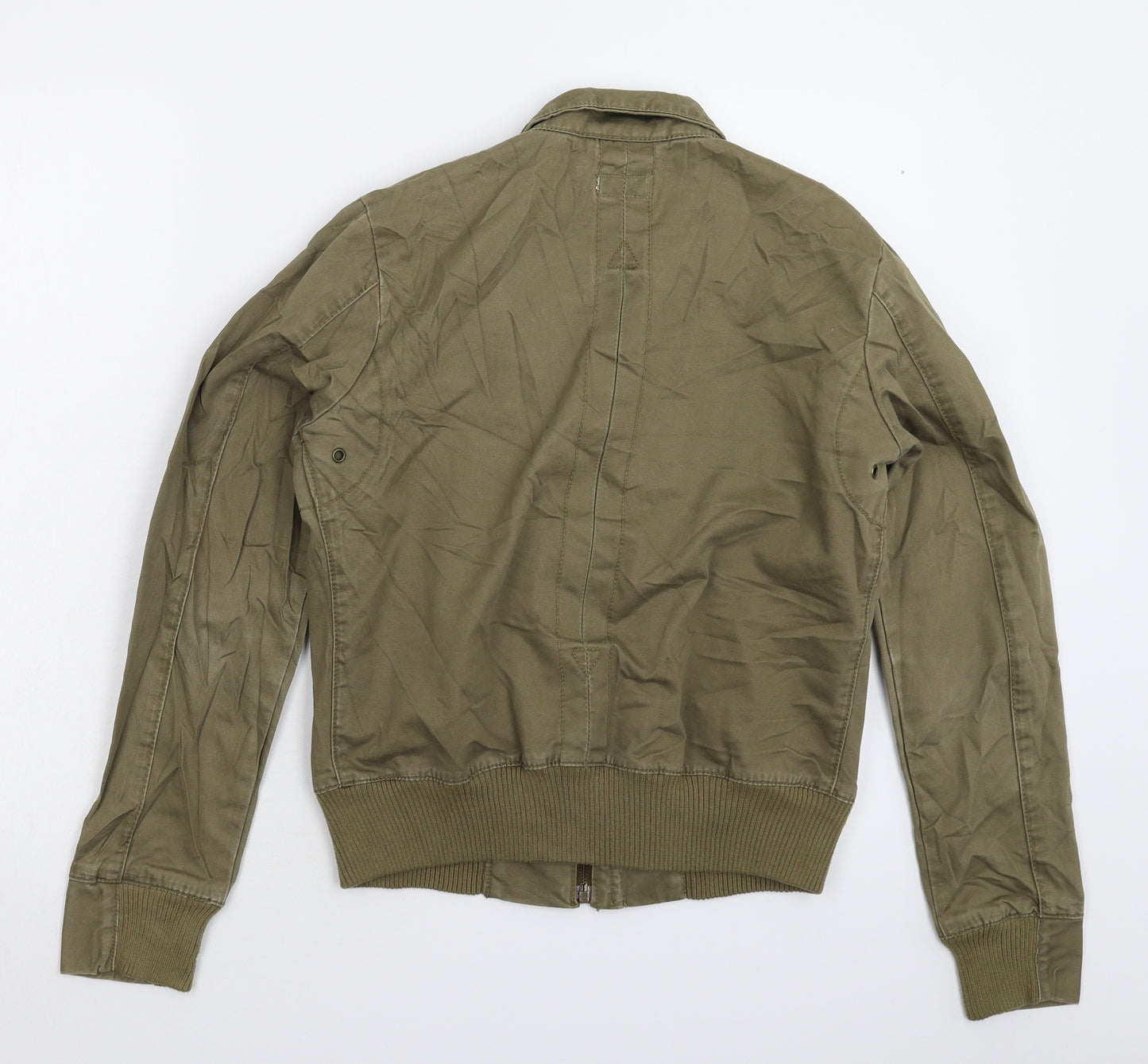 Topshop Womens Grey   Bomber Jacket Jacket Size 12