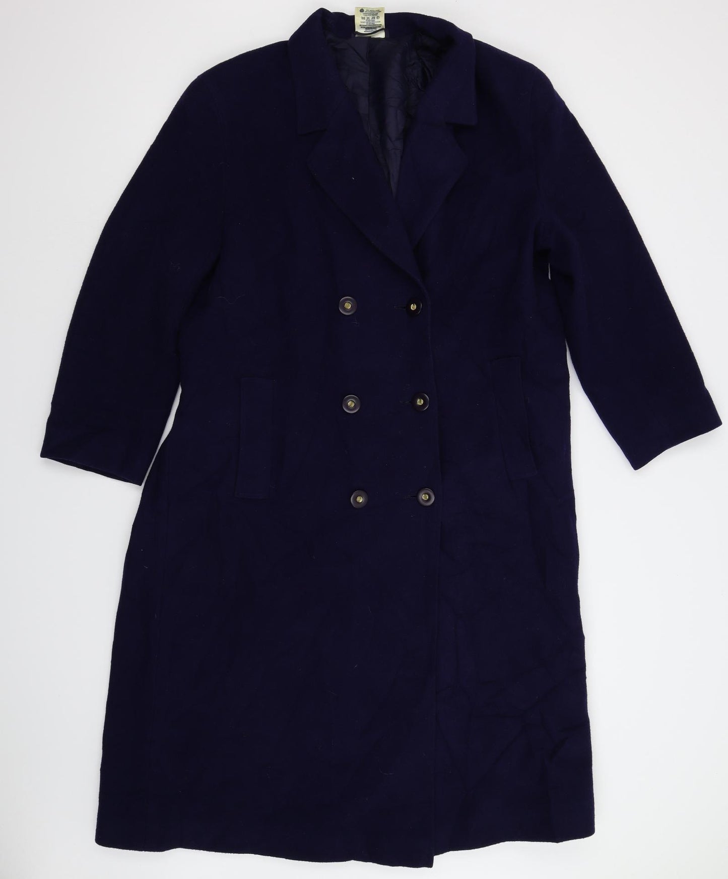 Eastex Womens Blue   Overcoat Coat Size 14