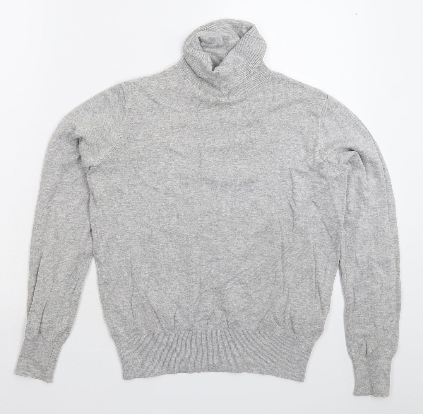 H&M Womens Grey  Knit Pullover Jumper Size S