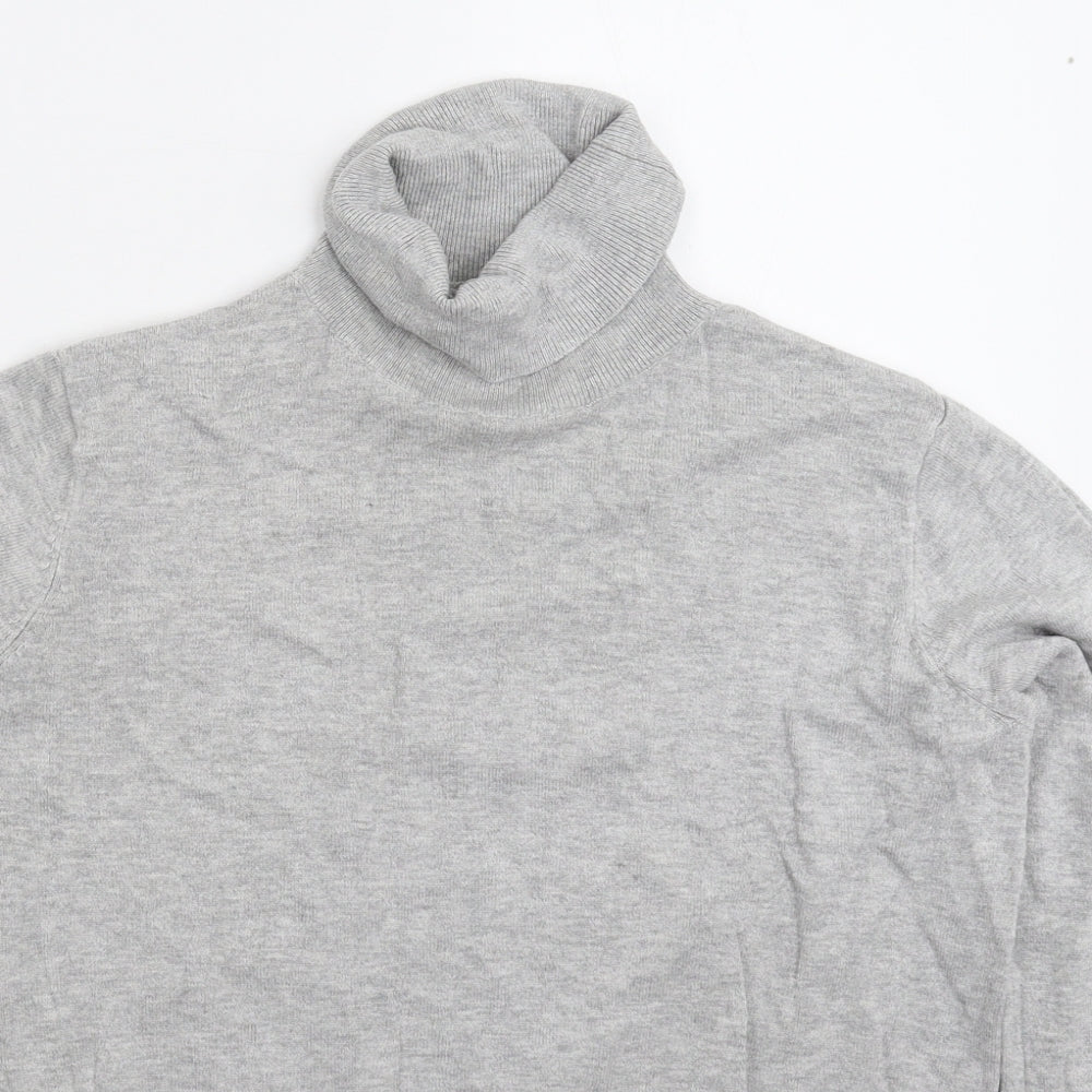 H&M Womens Grey  Knit Pullover Jumper Size S