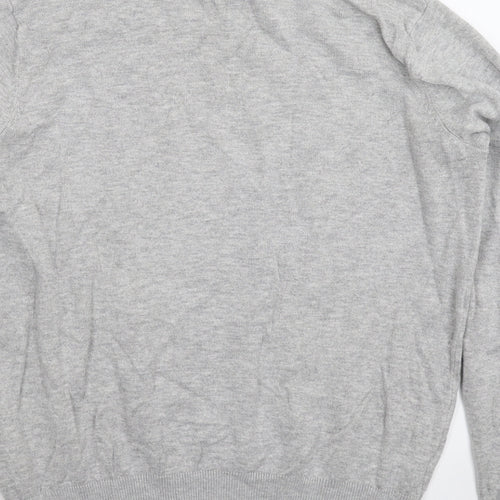 H&M Womens Grey  Knit Pullover Jumper Size S