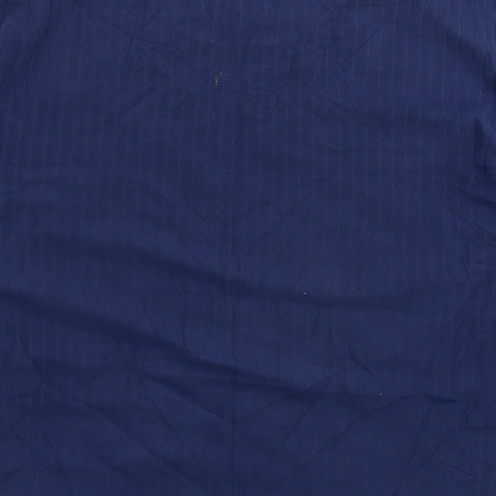 George Mens Blue  Fleece  T-Shirt Size M