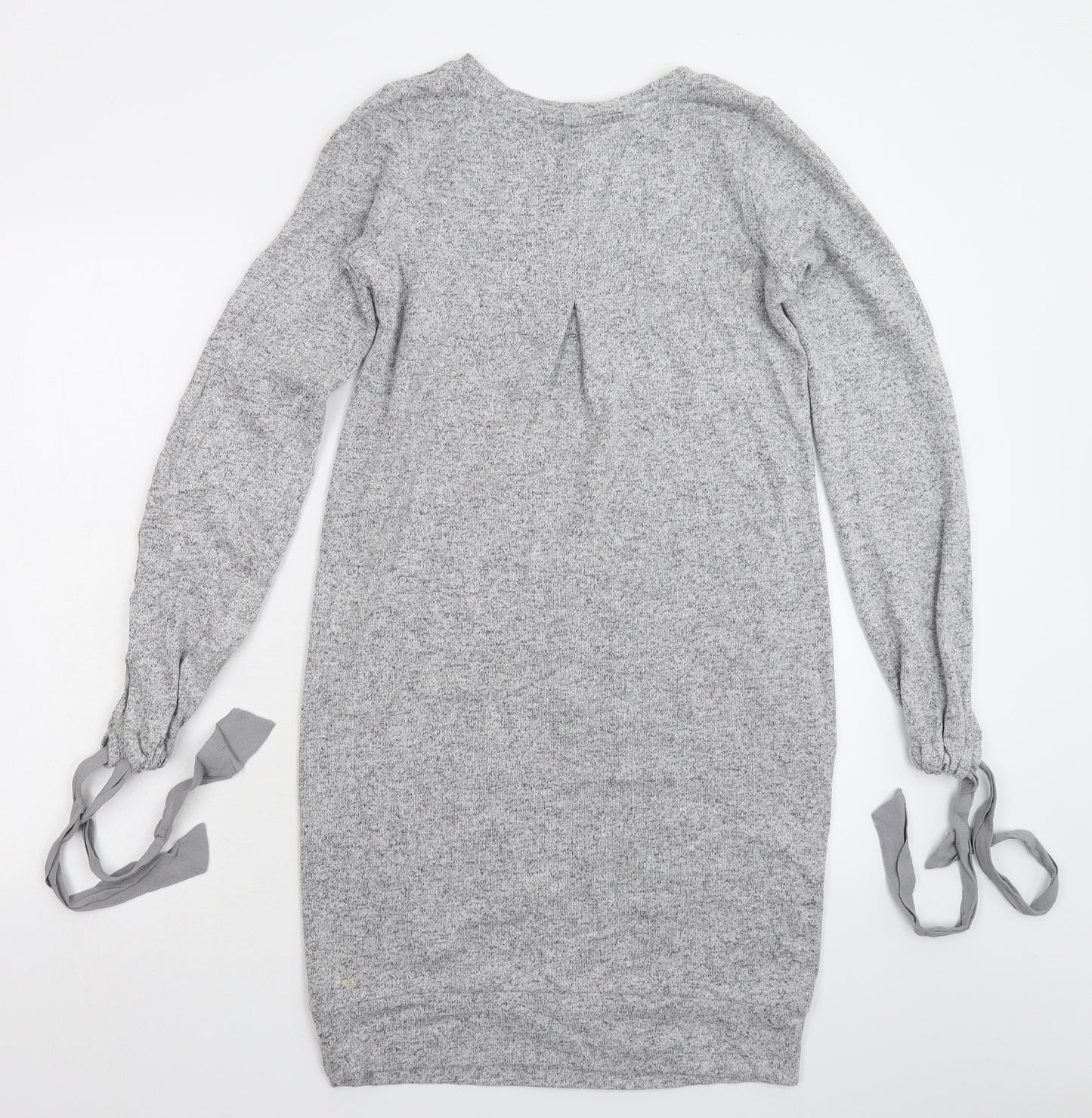 NEXT Womens Grey  Knit Jumper Dress  Size 8