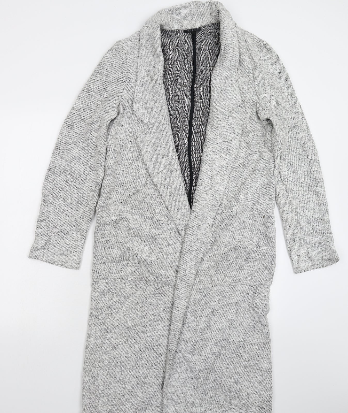 Topshop Womens Grey   Overcoat Coat Size 10