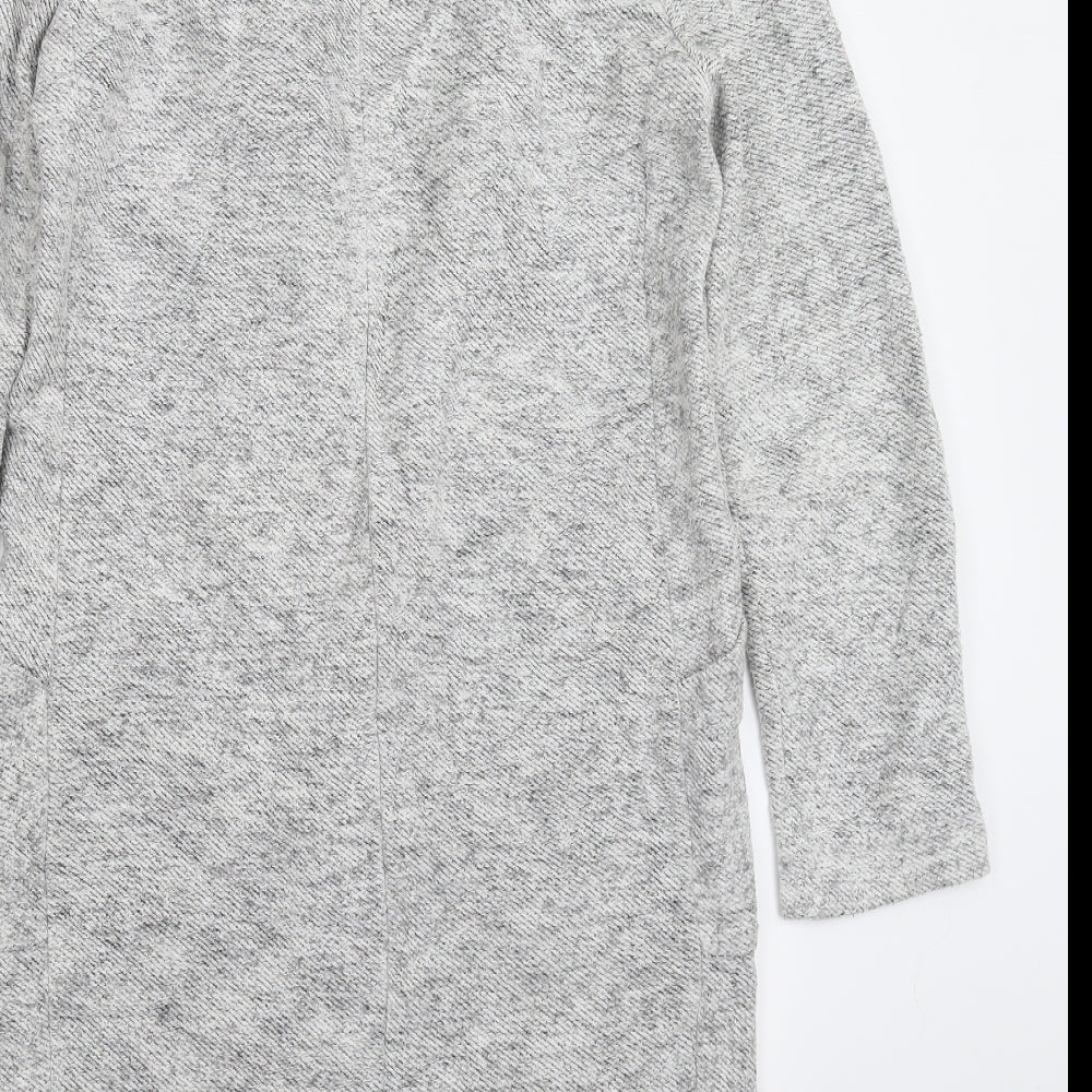 Topshop Womens Grey   Overcoat Coat Size 10