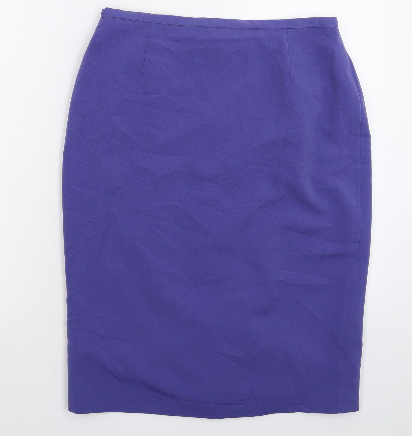Yvonne Gyllon Womens Blue   Straight & Pencil Skirt Size 29 in