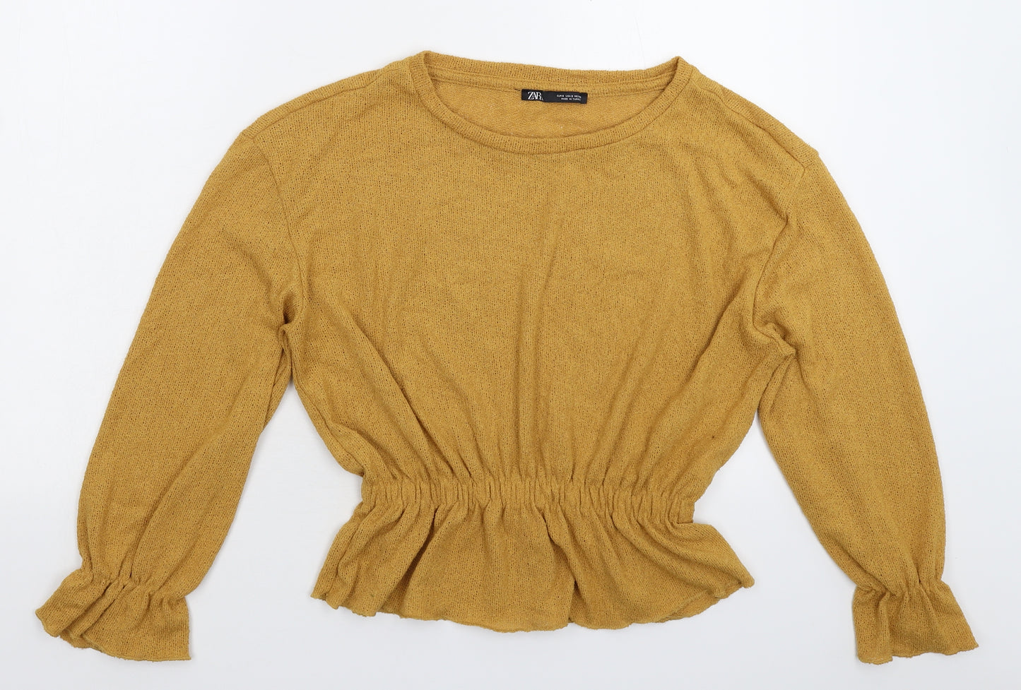 Zara Womens Beige  Knit Pullover Jumper Size S