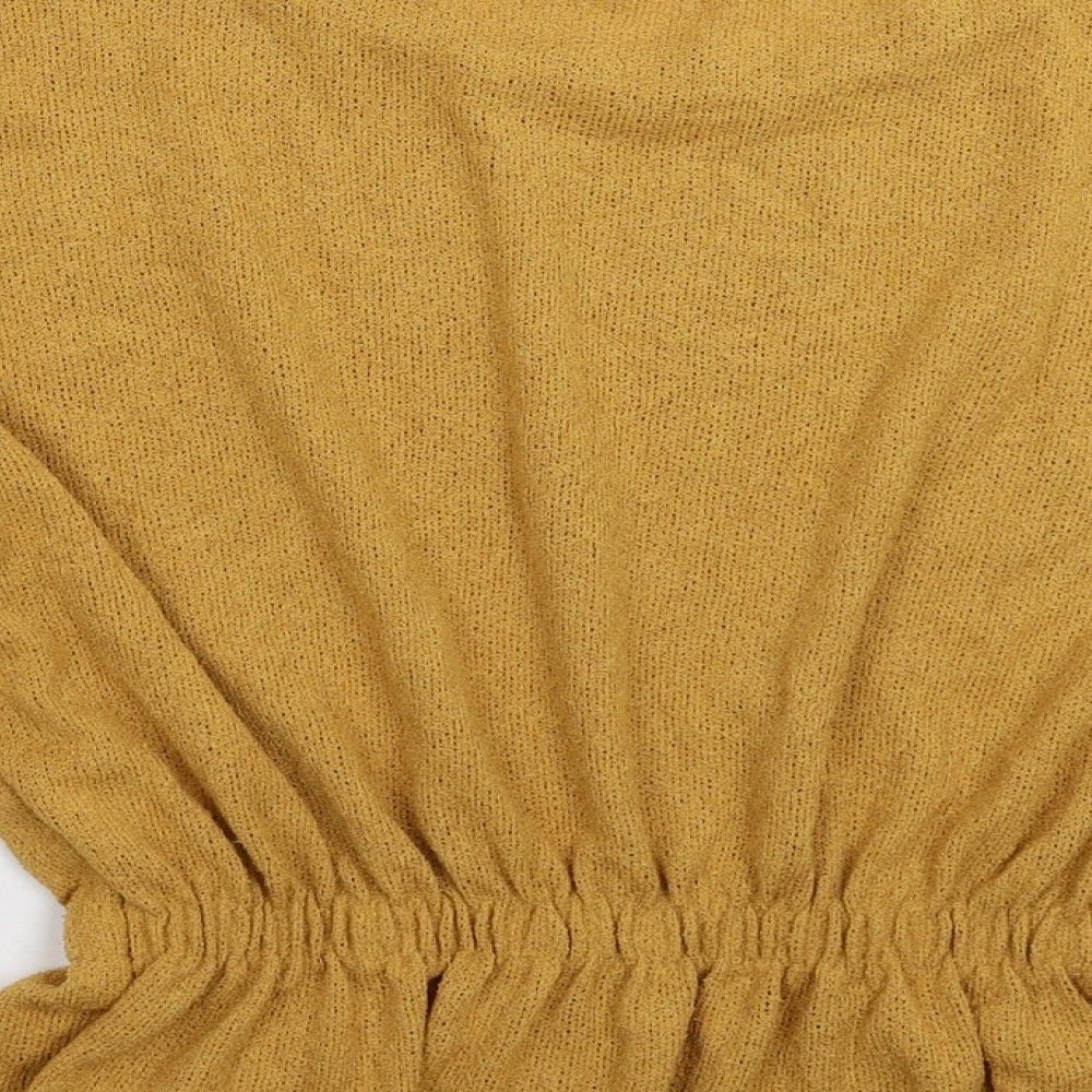 Zara Womens Beige  Knit Pullover Jumper Size S