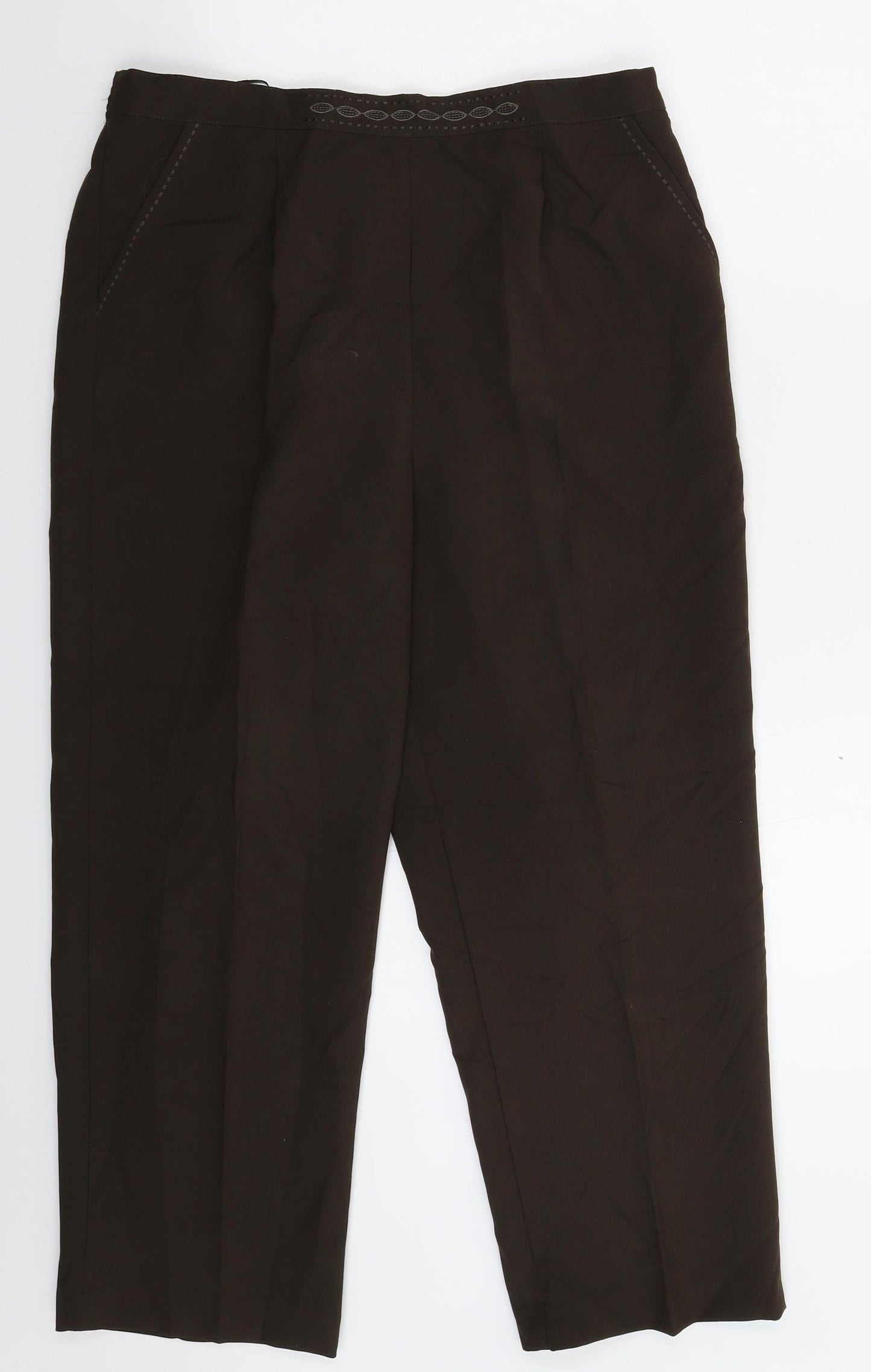 BM Womens Grey   Trousers  Size 14 L26 in