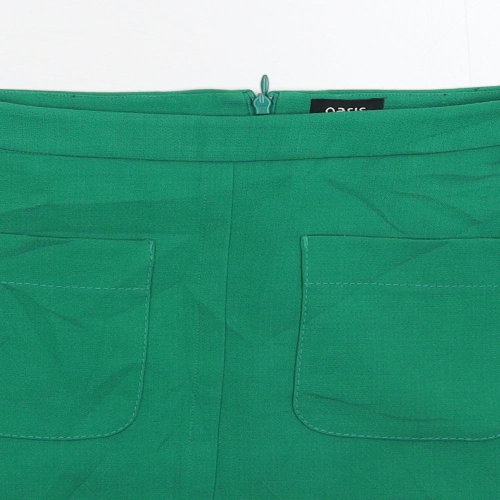 Oasis Womens Green   Mini Skirt Size 8