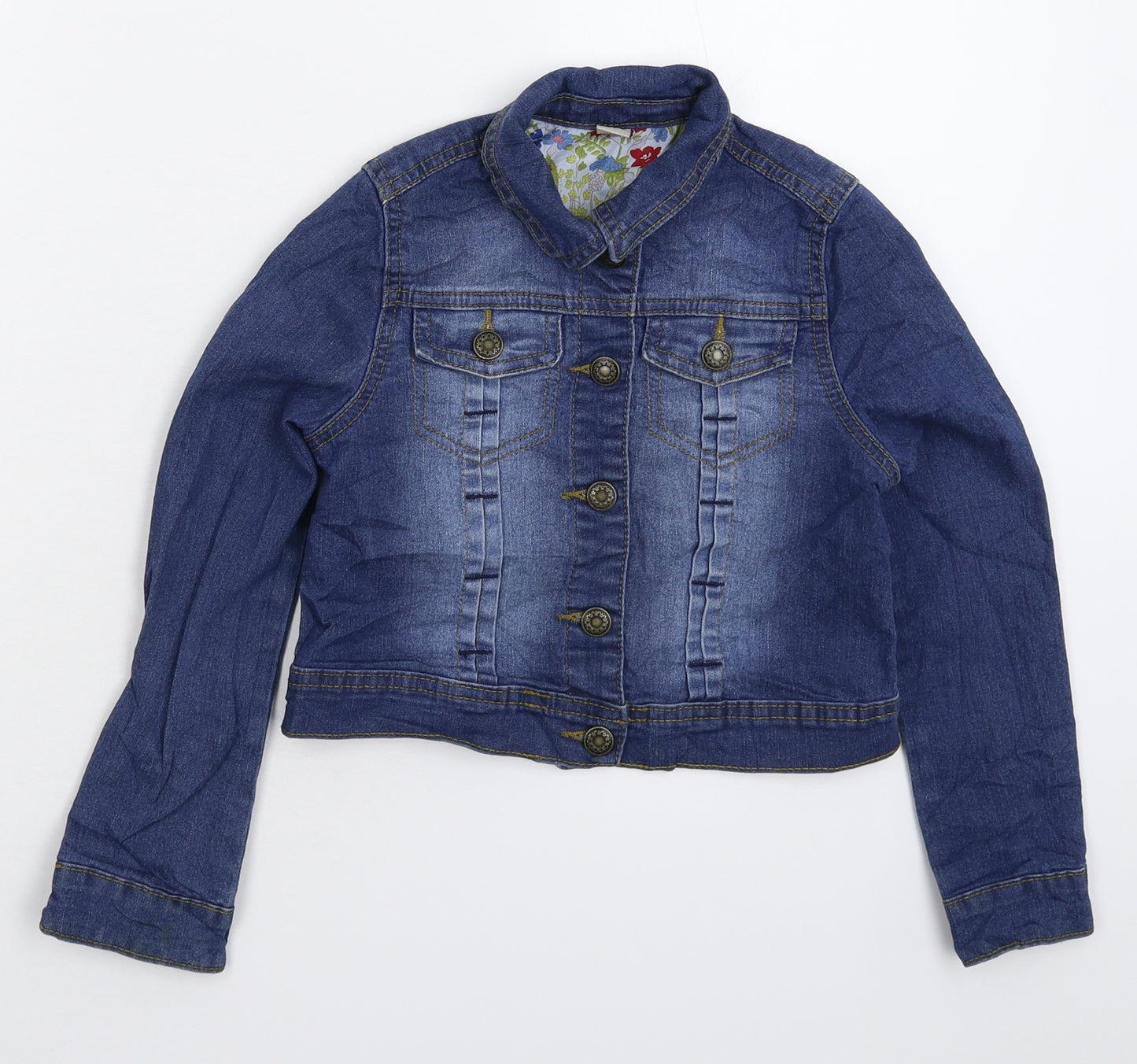 TU Girls Blue  Denim Jacket  Size 7-8 Years